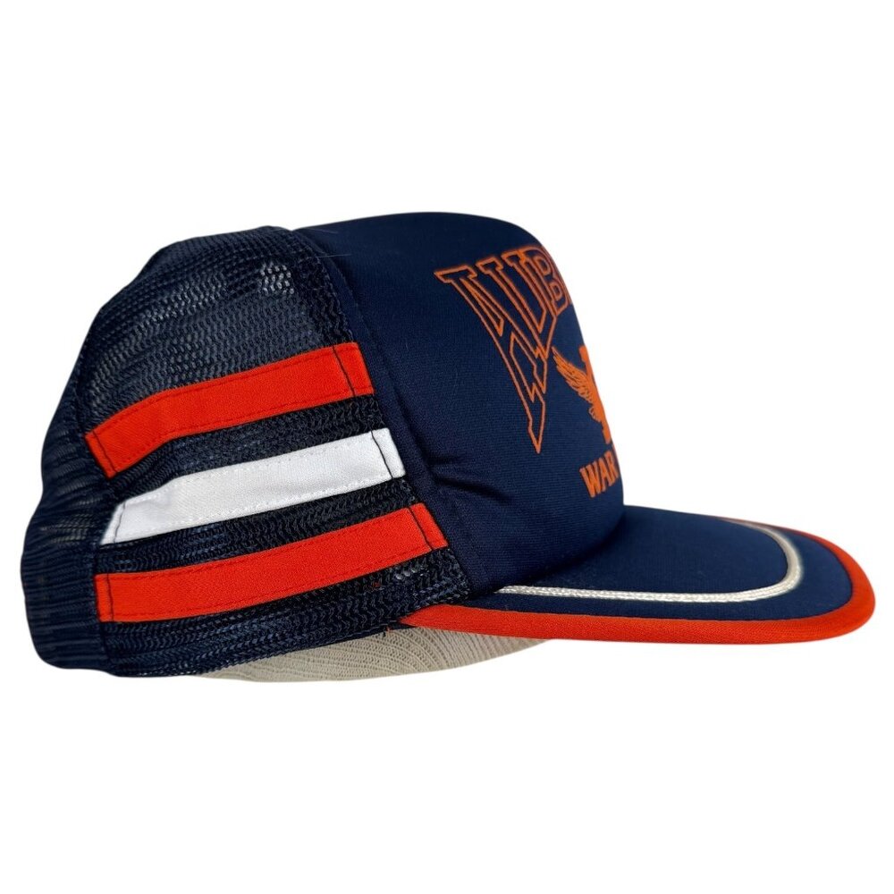 Vintage Auburn Tigers War Eagles Snapback Hat Cap Navy Mesh Trucker 3 Stripes - Picture 4 of 10